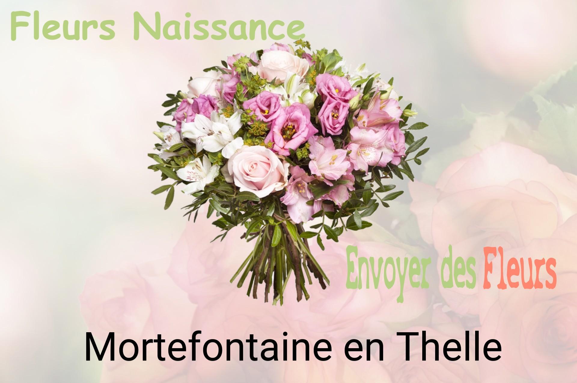 Bouquet de fleurs de naissance livré à Mortefontaine-en-Thelle